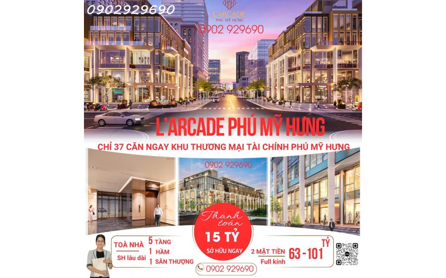 Dự án thấp tầng trong Khu CBD Phú Mỹ Hưng - Chỉ 37 căn - Sở hữu lâu dài 0902 929690