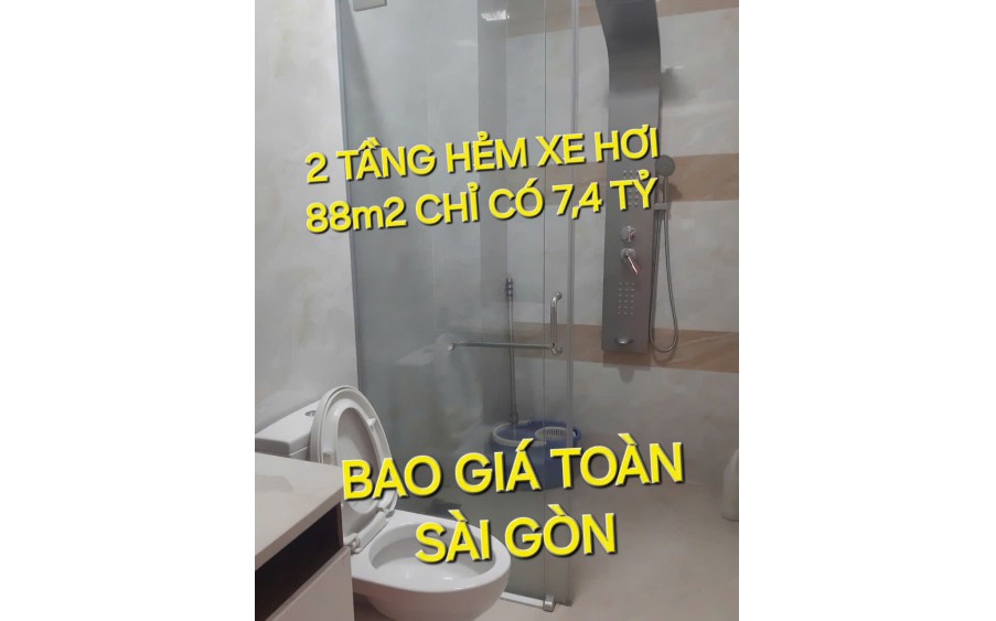 Bao Giá Toàn Sài Gòn 88m2 nhà 2 tầng 7,4 tỷ Quang Trung Phường 11 Gò Vấp TP.HCM