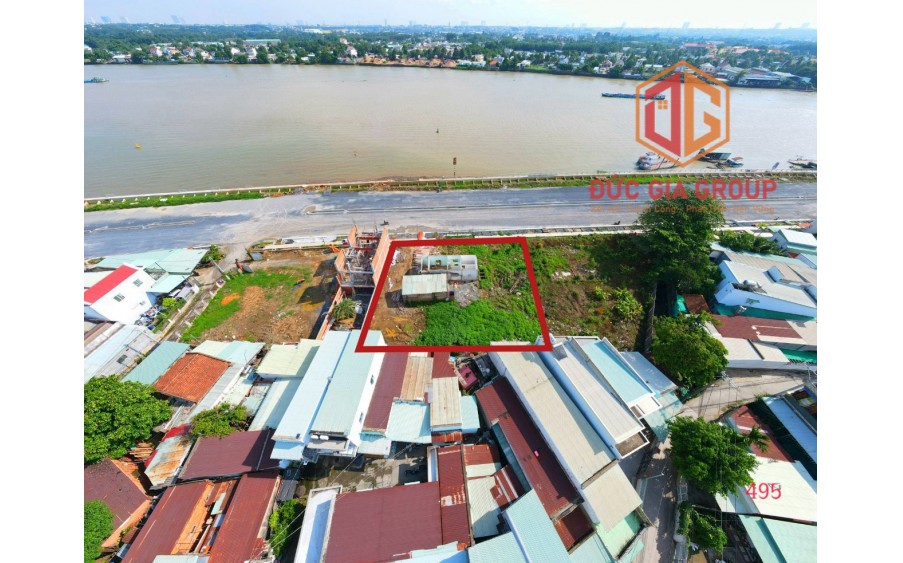 Bán lô biệt thự 850m2 siêu đẹp, mặt tiền sông, đường 34m giá 43tr/m2