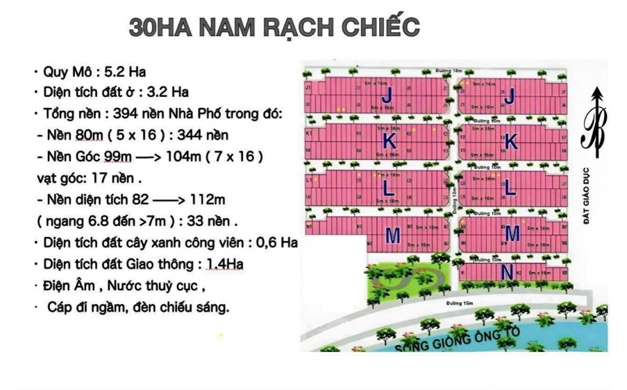 Đât nền sổ hồng 80m2 Nma rạch chiếc tại tung tâm thành phố, quận 2