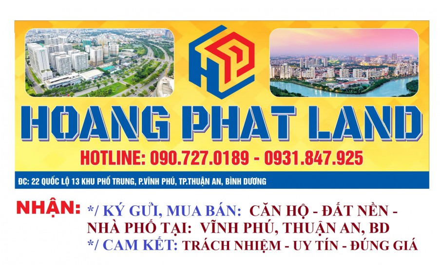 Cần mua đất, nhà, căn hộ tại Vĩnh Phú, thuận An, Bình Dương