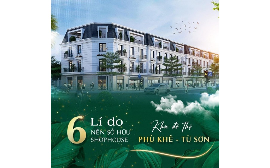 TC 4 tỷ sở hữu shop house mặt tiền đường 40M, cách Vin Cổ Loa 6Km