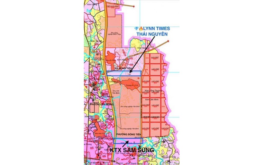 HIẾM! Dãy đất nền 2 mặt tiền trước cổng KCN Sam Sung-Yên Bình. Diện tích 108m2, là đất sau đấu giá của nhà nước, sổ đỏ pháp lý rõ ràng, đất ở tại đô