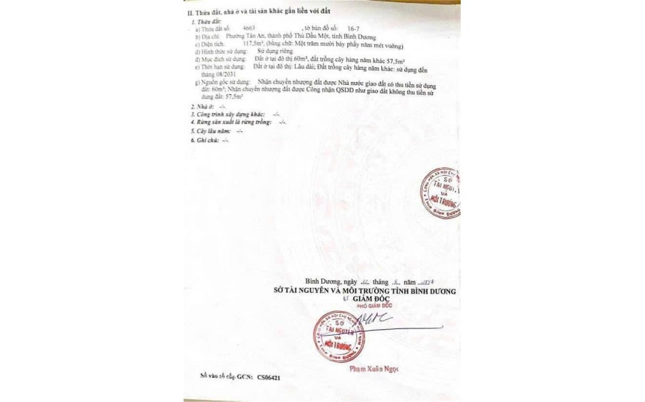 Bán Nhà Thủ Dầu Một Bình Dương Gần ngã tư vỏ cái ,cách trường Nguyễn Hiền 500m
- Dt: 6m55 dài 18 tc 60 m