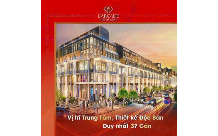 Bán căn lớn nhất 521m2, 6 tầng tại dự án Larcade Phú Mỹ Hưng. Nhận thông tin chi tiết 0901323786