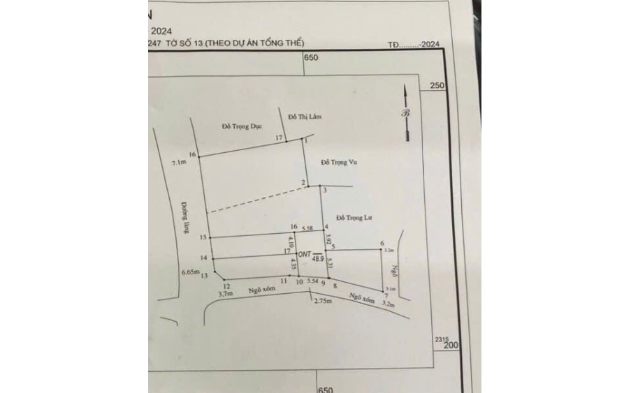 HÓT NHANH THÌ KỊP nhỉnh 1 tỷ 
-48,9m đất cực kì đẹp , đường ô tô chạy thông hiếm còn sót lại 
-sẵn sổ đỏ cất két 
-dân trí xung quanh đông đúc , ngay