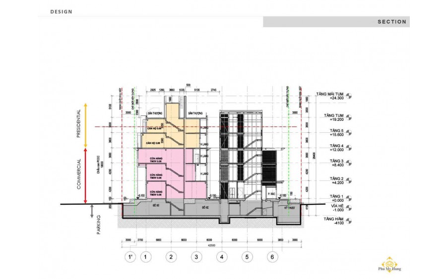 PMH Q7. Bán toà nhà văn phòng 5 tầng, 521m2, Tại khu Trung tâm Tài Chính PMH. Thông tin chi tiết 0901323786