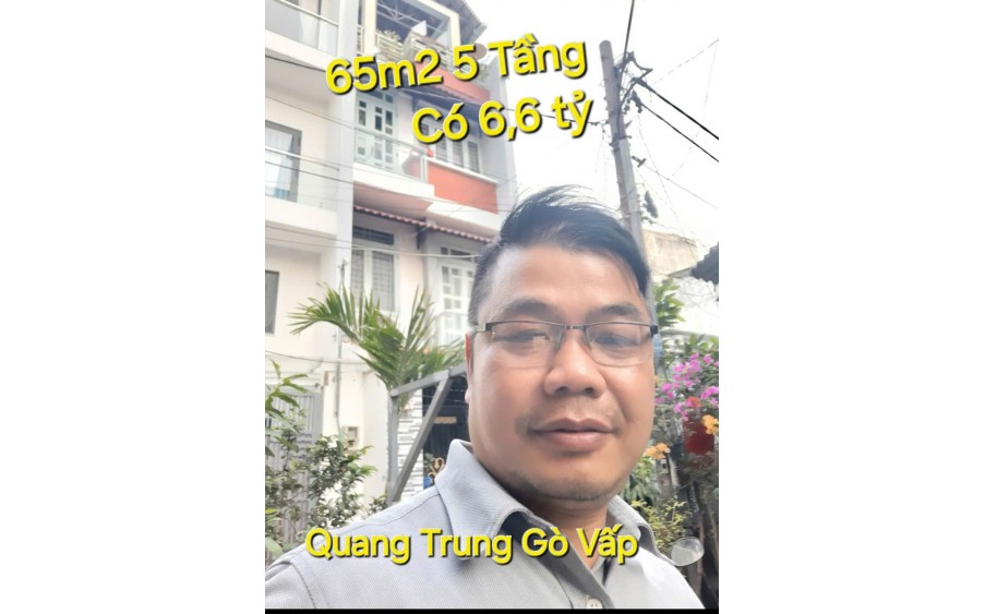 Bao giá Gò Vấp - 63m2 5 tầng có 6,6 tỷ Quang Trung Gò Vấp TPHCM