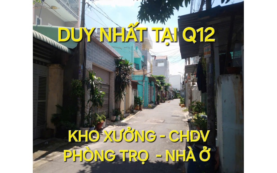 Bán Gấp - Xưởng 129m2 có 6,5 tỷ Thới An Quận 12 TP.HCM