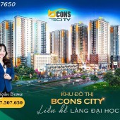 CHỈ TỪ 220 TRIỆU SỞ HỮU NGAY CĂN 2PN +2WC KHU PHỨC HỢP BCONS CITY