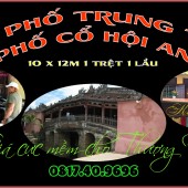 Bán rẻ nhà phố tiện kinh doanh 10 x 12m trung tâm Phố Cổ Hội An.