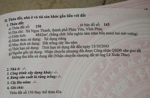 Tinh thần đoàn kết đi xuống chúng e QĐ bán cắt lỗ lô đất diện tích thực tế - 1ha chỉ 2tr6/1m2