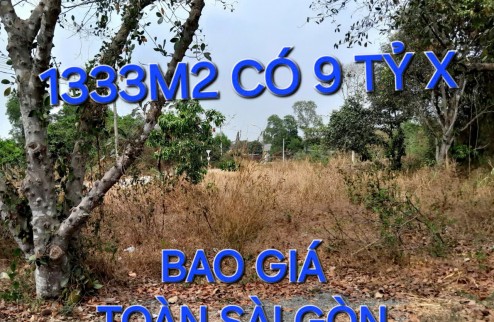 Bao Giá Toàn Sài Gòn 1333m2 Đất 9 tỷ x Nguyễn Thị Nói Củ Chi TPHCM