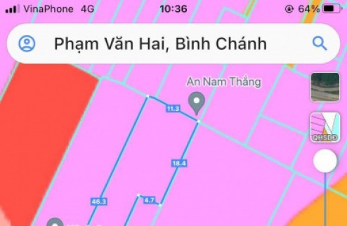 Bán đất Lê Văn Quới, Bình Tân, hẻm nhựa xe tải 72.6m2, 6,3 tỷ