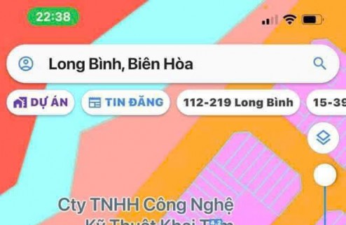 Bán đất P.Long Bình, sát KCN AMATA, đường nhựa 6m chỉ 1ty950