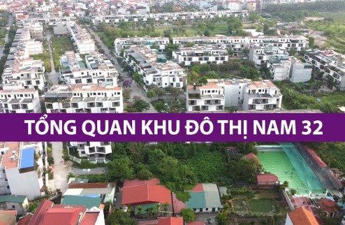 Bán Đất tặng nhà 120m2 mặt tiền 6m chỉ 4 tỷ, KD ôtô tránh tại khu đô thị Nam 32 - thị trấn trôi