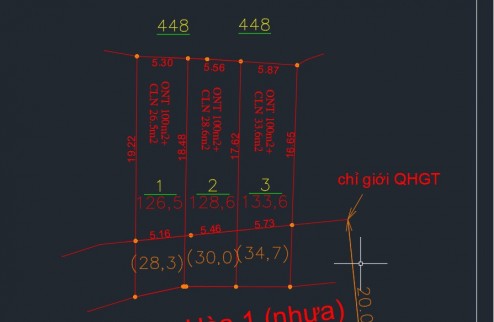 Bán Đất Mặt tiền Lạc Hoà 1, Diên hòa, diên khánh, Khánh hòa, QH rộng 20m