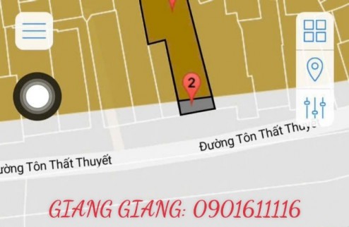 SIÊU ĐỈNH VIEW SÔNG ĐƯỜNG TÔN THẤT THUYẾT QUẬN 4 - NGANG 9M HIẾM NHÀ BÁN - GIANG GIANG : 0901611116