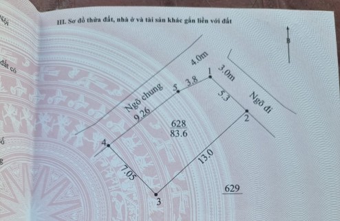 CẢ Xã hợp đồng CHỈ DUY NHẤT 1 LÔ 46,4 FULL THỔ CƯ giá trị thực 1 ty 350 tr em chỉ bán đúng 1 ty 350 BAO SỔ cất két NHANH TAY CỌC GẤP ạ 
Quá RẺ VÀ