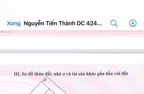 Nhỉnh 1 tỉ có ngay lô đất gần ngay Tt Chúc Sơn
-Diện tích 42.1m2
-Oto đỗ cửa
-Cách Chúc Sơn đường 6 chỉ hơn 1km
Liên hệ e Thắng:0982963222