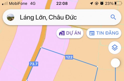 Chủ cần bán 1 mẫu đất xã Láng Lớn, huyện Châu Đức, tỉnh Bà Rịa Vũng Tàu