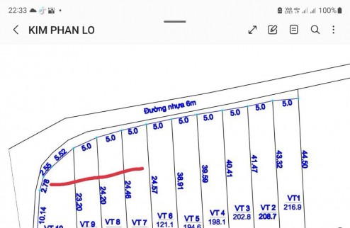 Chủ bán nhanh 12 nền láng dài , mặt tiền nhựa , sát kcn đất đỏ