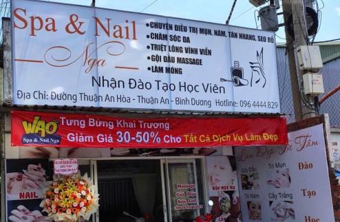 Sang nhượng Spa Đường Thuận An Hoà - Thuận Giao - Bình Dương