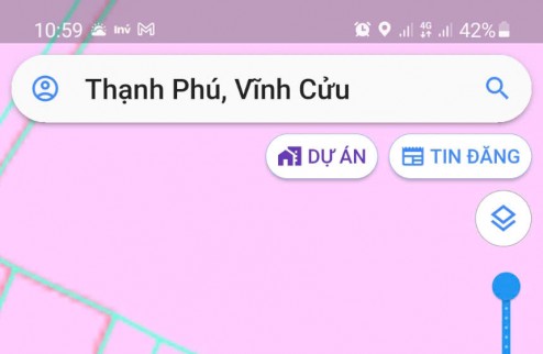 Bán 563m2 đất sổ riêng đường ô tô tại xã Thạnh Phú,H,Vĩnh Cửu