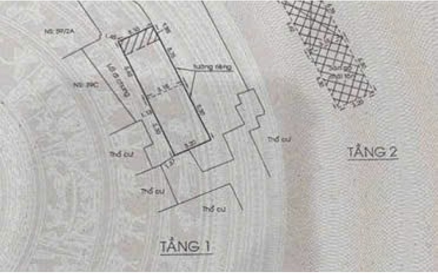 39m2 Mặt tiền thụt Nguyễn Trung Trực P5-BT XE HƠI-LÔ GÓC 1T1L 2PN SHR KLG vuông 4.5tỷ TL