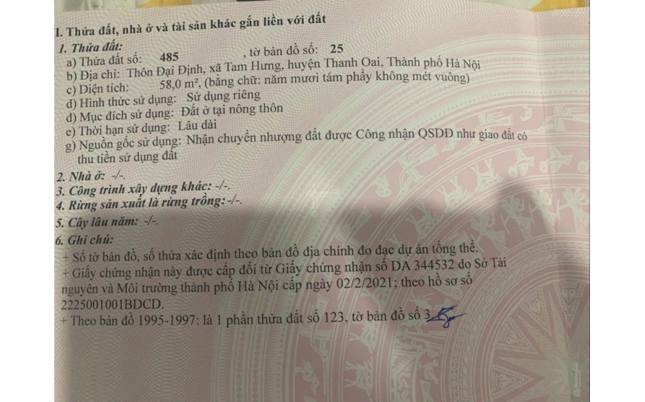 Cần bán em hoa hậu lô góc Tam Hưng giá đầu tư