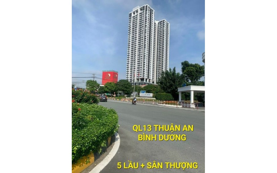 Cho thuê Nhà 308m2 6 tầng 100tr/t QL13 Thuận An Bình Dương