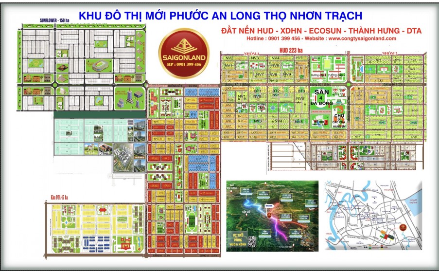 Cần bán gấp 10 nền đất dự án HUD và XDHN Nhơn Trạch sổ sẵn với giá cực tốt