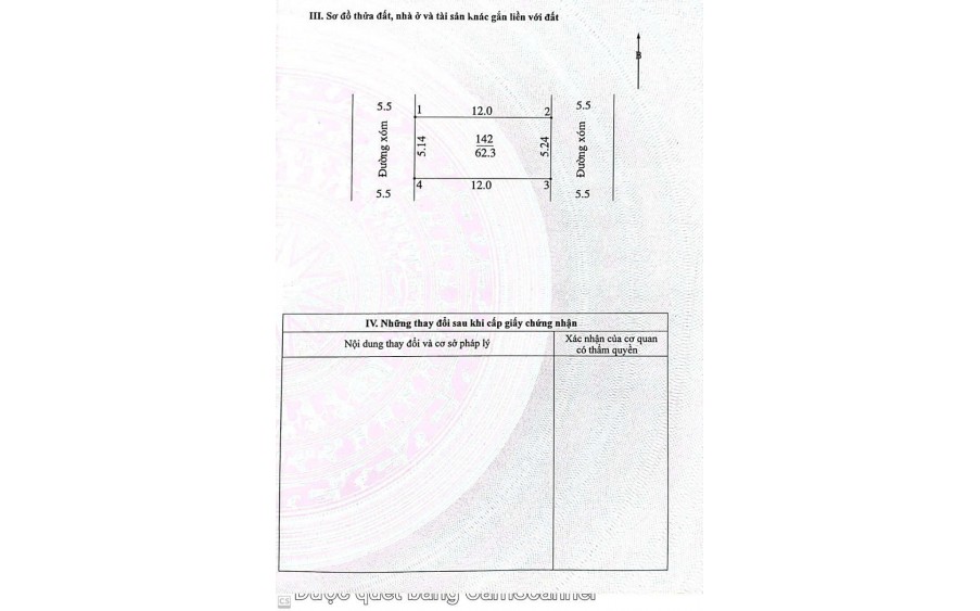 BÁN LÔ 63M2 CÓ 2 MẶT TIỀN TẠI CHỢ XUÂN MAI - CHƯƠNG MỸ