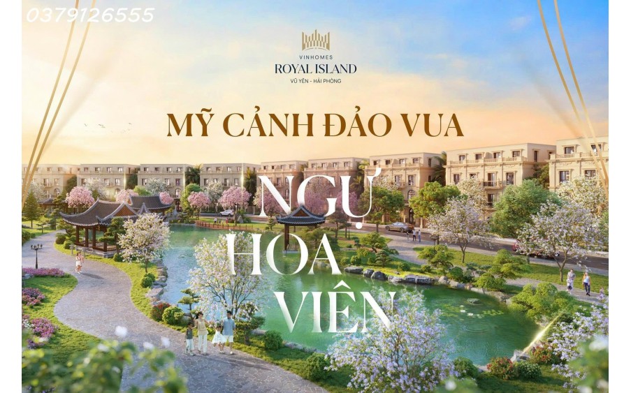 Cực Hot - Cơ hội sở hữu biệt thự Đảo Vua vị trí Vip, view công viên nội khu và hồ cá koi