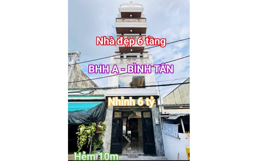 NHÀ SIÊU ĐẸP - 6 TẦNG - LÊ VĂN QUỚI - BÌNH TÂN -  6.x TỶ