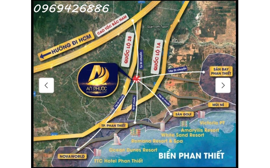 Chính chủ bán cắt lỗ lô đất 125 m2, đường 13m KDC An Phước Riverside, 10tr/m2 (có thương lượng)