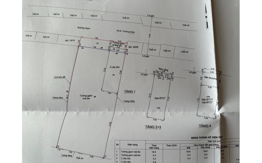 Bán đấu giá tài sản khách hàng Vietcombank, đất 342,5m2, giá 12 tỷ 050tr