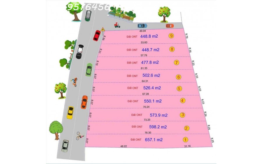 MỞ BÁN 9 LÔ ĐẤT PHÂN NỀN TẠI NHA TRANG KHÁNH HOÁ