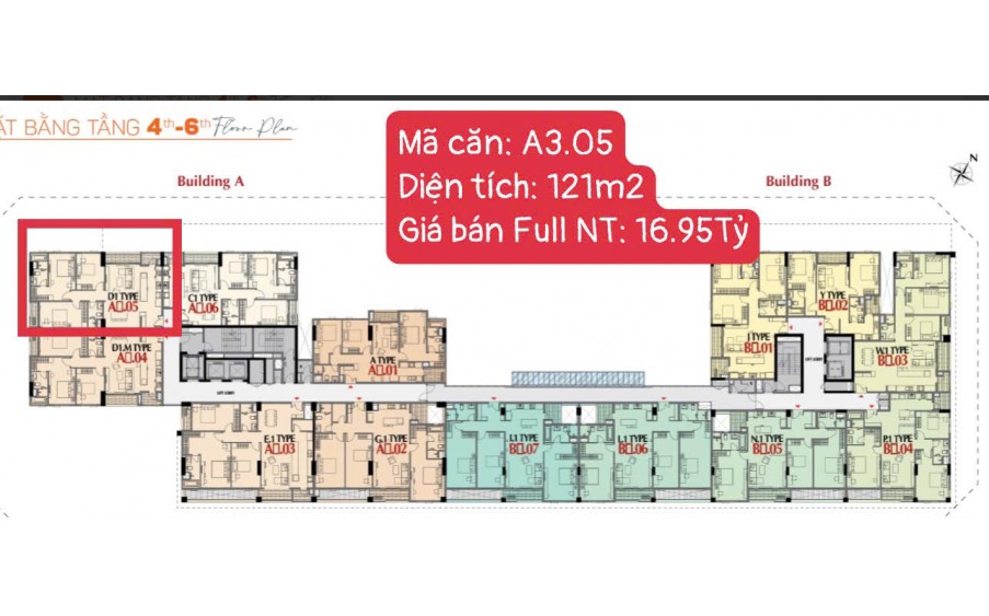 Bán căn góc 121m2 A3.05  tại dự án The Horizon Phú Mỹ Hưng, Nhà đầy đủ nội thất, Xách vali vào ở ngay