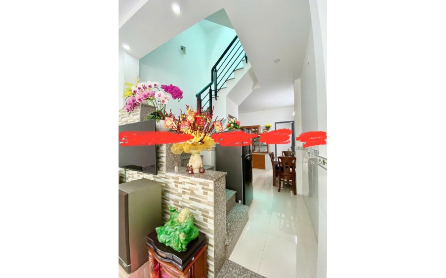 NHÀ 2 TẦNG FULL NỘI THẤT (43m²) SHR 3PN ST HXH ĐÔNG HƯNG THUẬN - GIÁ 3.X TỶ