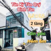 Nhà nhỉnh  2 tỷ Tân Kỳ Tân Quý, BHHA, Bình Tân, 2 tầng 32m2