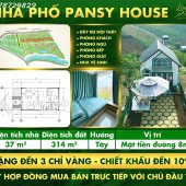 Bán nhà phố Pansy House Đầy Đủ Nội Thất, Cảnh Quan Sẵn - Giá 2 tỷ - 314m2