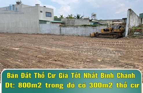 Bán Đất Thổ Cư Giá Tốt Nhất Bình Chánh