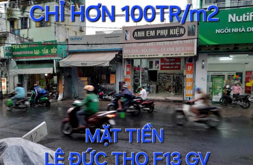 Gấp 100tr/m2 Mặt Tiền 95m2 có 10,5 tỷ Lê Đức Thọ Gò Vấp TP.HCM