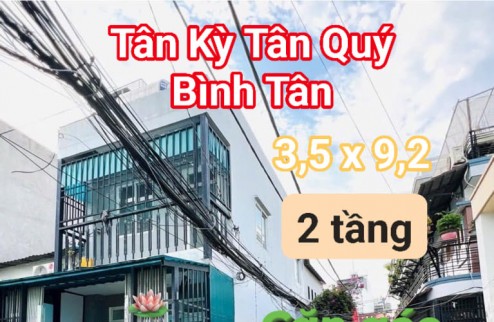 Nhà nhỉnh  2 tỷ Tân Kỳ Tân Quý, BHHA, Bình Tân, 2 tầng 32m2