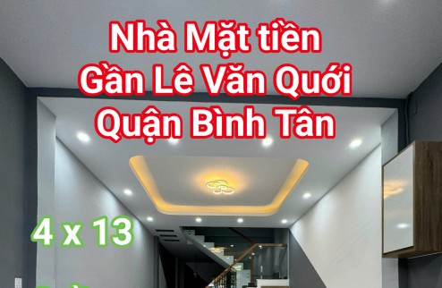 Nhà mặt tiền Gần Lê Văn Quới Bình Tân 51m2, 2 tầng, nhỉnh 4 tỷ 5