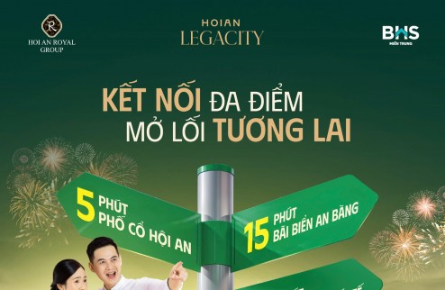 Dự án đất nền giáp phố cổ Hội An Hội An Legacity.