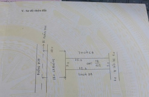 chính chủ gửi bán lô đất mặt đường kinh doanh đường hcm 
dt 125m sẵn sổ công chứng trong ngày 
giá đầu tư chỉ hơn 2 tỷ anh chị có lô đất kinh doanh