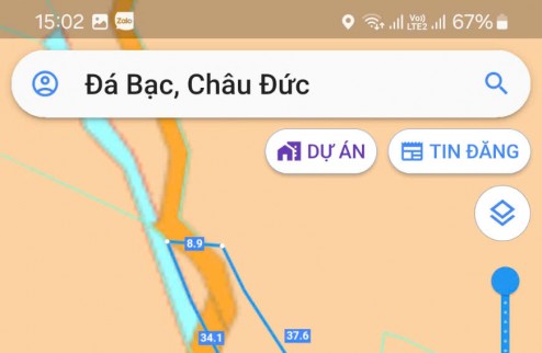 Chủ bán 2ha5 mặt tiền quốc lộ 56 đá bạc , 900 thổ cư