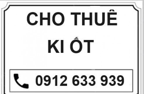 Chính chủ cho thuê kiot tại chợ đồ điện phường Phố Huế, Hai Bà Trưng, 7 tr/th; 0912633939